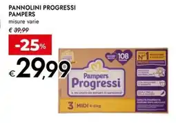 Bennet Pannolini progressi PAMPERS offerta