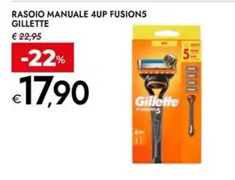 Bennet Rasoio manuale 4up fusion5 GILLETTE offerta