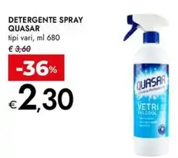 Bennet Detergente spray QUASAR offerta