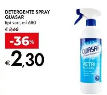 Bennet Detergente spray QUASAR offerta