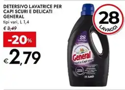 Bennet Detersivo lavatrice per capi scuri e delicati GENERAL offerta