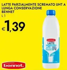 Bennet Latte parzialmente scremato uht a lunga conservazione BENNET offerta