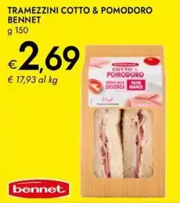 Bennet Tramezzini cotto & pomodoro BENNET offerta