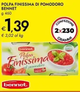 Bennet Polpa finissima di pomodoro BENNET offerta