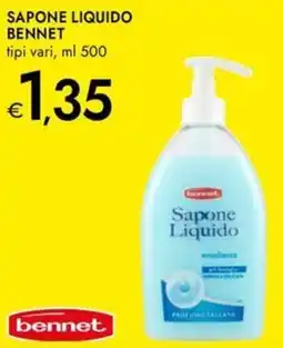 Bennet Sapone liquido BENNET tipi vari offerta