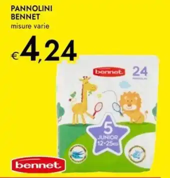 Bennet Pannolini BENNET misure varie offerta