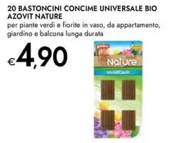 Bennet 20 bastoncini concime universale bio azovit nature offerta