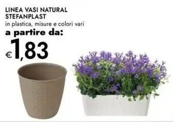 Bennet Linea vasi natural STEFANPLAST offerta