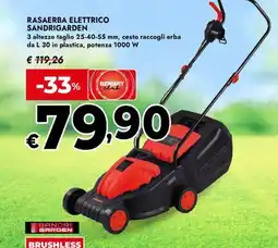 Bennet Rasaerba elettrico SANDRIGARDEN offerta