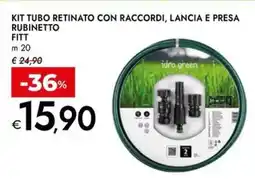 Bennet Kit tubo retinato con raccordi, lancia e presa RUBINETTO offerta