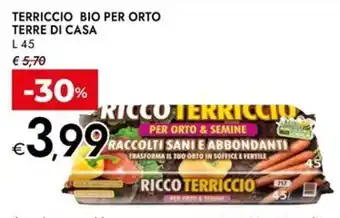 Bennet Terriccio bio per orto TERRE DI CASA offerta