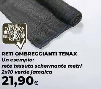 Extracoop Reti ombreggianti tenax offerta