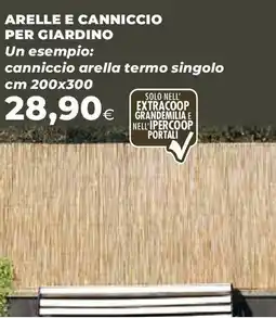 Extracoop Arelle e canniccio per giardino offerta