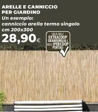 Extracoop Arelle e canniccio per giardino offerta