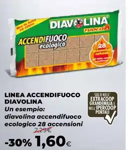 Extracoop Linea accendifuoco DIAVOLINA offerta