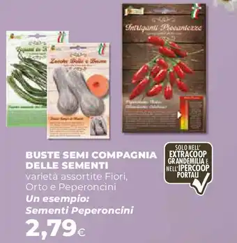 Extracoop Buste semi compagnia DELLE SEMENTI offerta