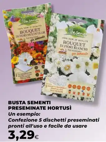 Extracoop Busta sementi preseminate HORTUSÌ offerta