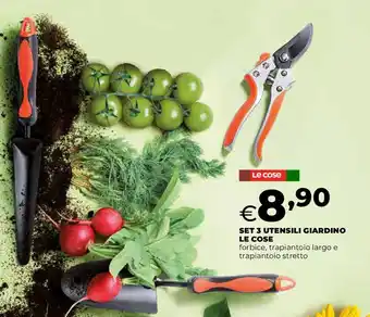 Extracoop Set 3 utensili giardino LE COSE offerta