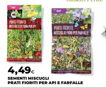 Extracoop Sementi miscugli prati fioriti per api e farfalle offerta