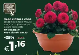 Extracoop Vaso ciotola  COOP offerta