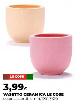 Extracoop Vasetto ceramica LE COSE offerta