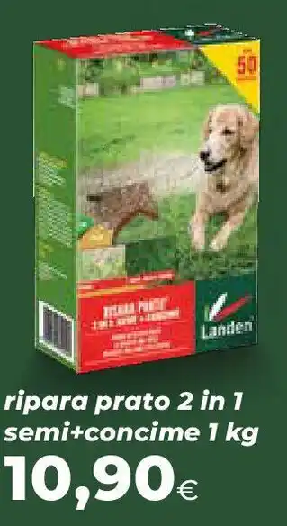 Extracoop ripara prato 2 in 1 Landen semi+concime offerta