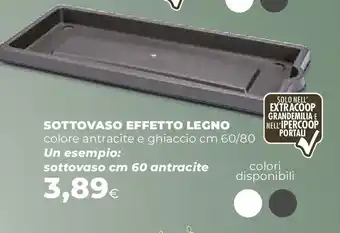 Extracoop Sottovaso effetto legno offerta