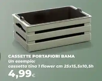 Extracoop Cassette portafiori bama offerta