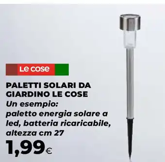 Extracoop Paletti solari da giardino LE COSE offerta