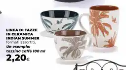 Extracoop Linea di tazze in ceramica indian summer offerta