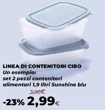 Extracoop Linea di contenitori CIBO offerta