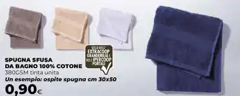 Extracoop Spugna sfusa da bagno 100% cotone offerta