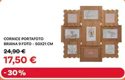 Max Factory Cornice portafoto briana 9 foto - 50x21 cm offerta