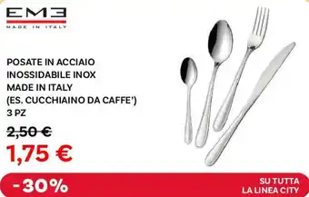 Max Factory EM3 Posate in acciaio inossidabile inox offerta