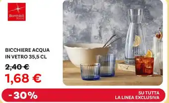 Max Factory Bicchiere acqua in vetro 35,5 cl offerta