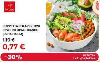 Max Factory Coppetta per aperitivo in vetro opale bianco offerta