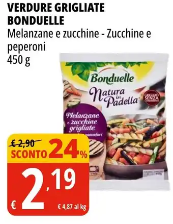 Tigros Verdure grigliate BONDUELLE offerta