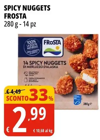 Tigros Spicy nuggets FROSTA offerta