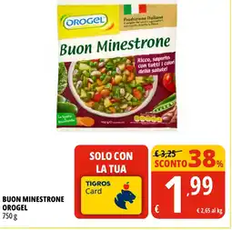 Tigros Buon minestrone OROGEL offerta