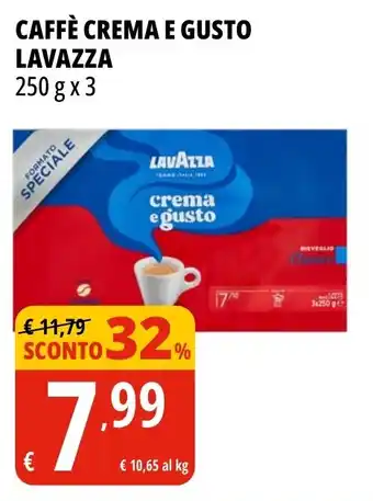 Tigros Caffè crema e gusto LAVAZZA offerta