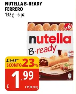 Tigros Nutella b-ready FERRERO offerta