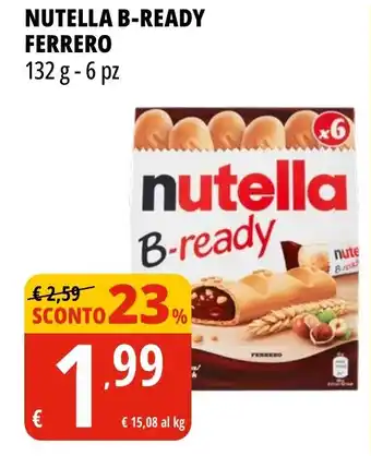 Tigros Nutella b-ready FERRERO offerta