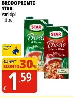 Tigros Brodo pronto STAR offerta