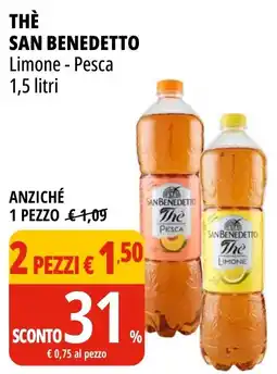 Tigros Thè SAN BENEDETTO Limone - Pesca offerta