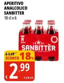 Tigros Aperitivo analcolico SANBITTER offerta