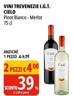 Tigros Vini trevenezie i.g.t. CIELO offerta