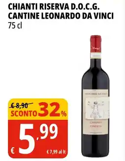 Tigros Chianti riserva d.o.c.g. cantine leonardo da vinci offerta