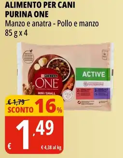 Tigros Alimento per cani p urina one manzo e anatra - pollo e manzo offerta