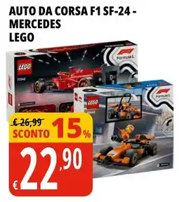 Tigros Auto da corsa f1 sf-24 - mercedes lego offerta