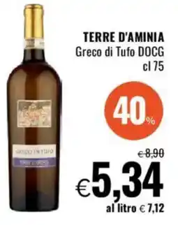 Famila TERRE D'AMINIA Greco di Tufo DOCG offerta